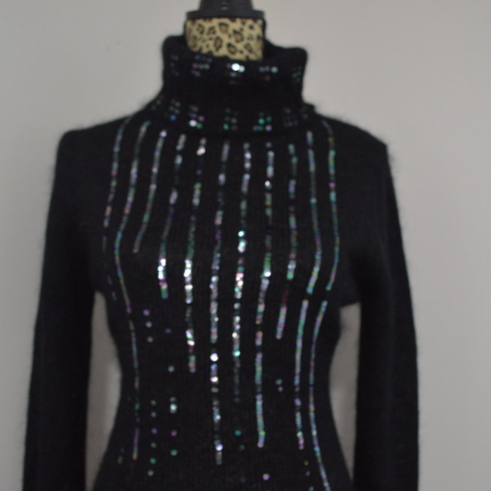 Moda International Sweater with Sequins Detail